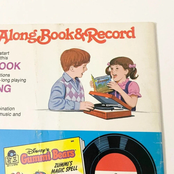 1985 Disneys Gummi Bears Gummies To The  Rescue Read Along Book Only No Record - Picture 4 of 16
